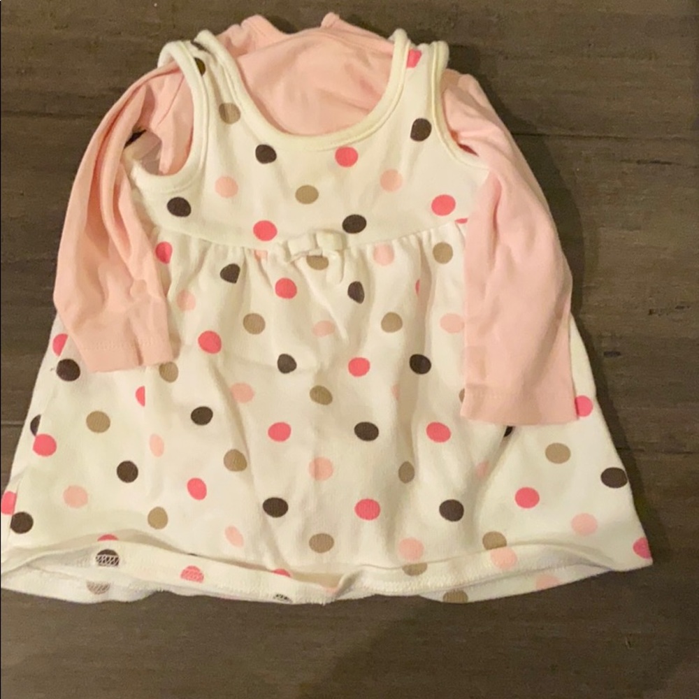 Baby girl polka dress